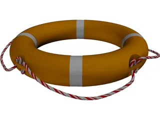 Life Belt 3D Model preview