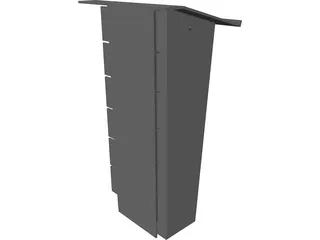 Pulpit 3D Model preview