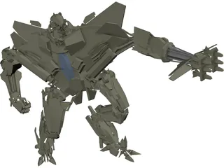 Transformers Starscream 3D Model preview