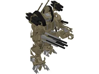 Transformers Brawl 3D Model preview