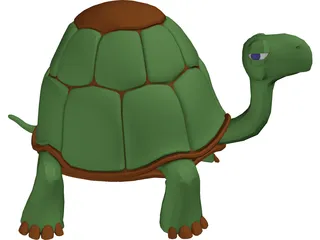 Turtle Toy 3D Model preview