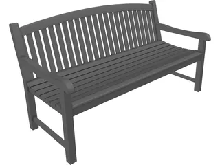 Garden Seat 3D Model preview