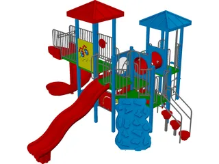 Playground Equipment 3D Model preview