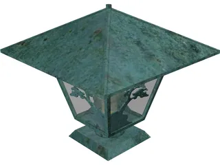 Light Lantern-Craftsman 3D Model preview