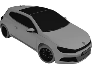 Volkswagen Scirocco 3D Model preview