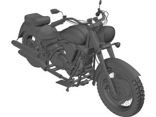 Harley-Davidson 3D Model preview