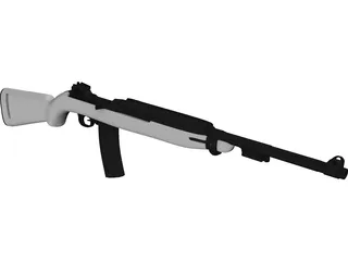 M1 .30 Carbine 3D Model preview