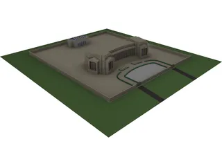 Italian Palace 3D Model preview