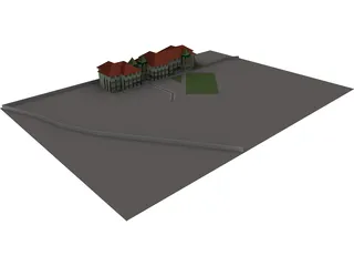 School 3D Model preview