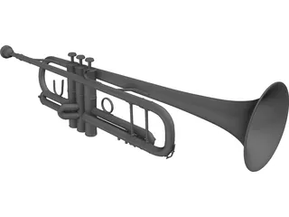 Trumpet 3D Model preview