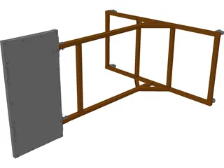 Highway Signal 3D Model preview