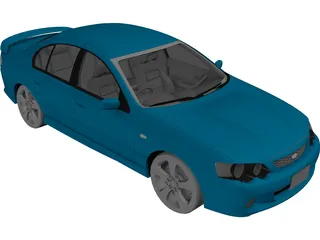 Ford Falcon XR8 3D Model preview