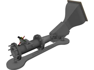 Supersonic Cascade Test Rig 3D Model preview