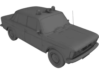 Fiat 125P 3D Model preview