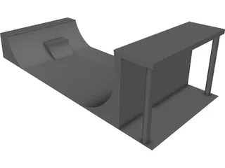 Halfpipe 3D Model preview
