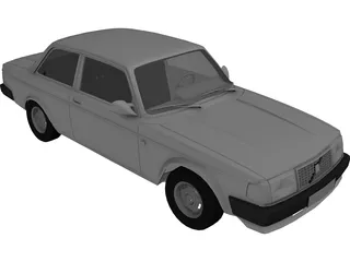 Volvo 242 3D Model preview