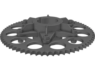 Sproket Gocart 3D Model preview