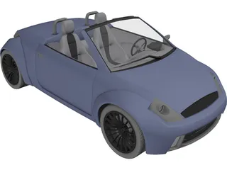 Ford Streetka 3D Model preview