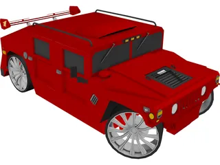 Hummer [Tuned] 3D Model preview