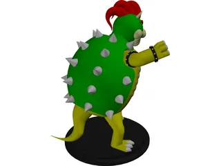 Bowser 3D Model preview