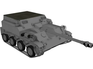 ASU-57 3D Model preview