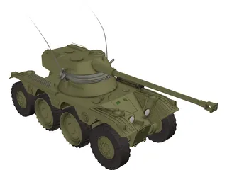 EBR-90 APC 3D Model preview