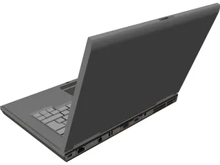 Laptop Dell Latitude 3D Model preview