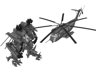 Transformers Blackout 3D Model preview