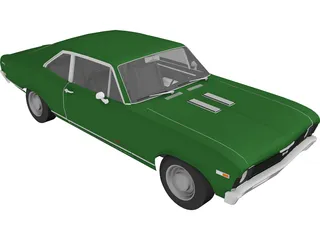 Chevrolet Nova SS (1969) 3D Model preview