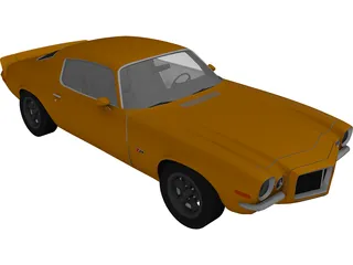 Chevrolet Camaro Z28 (1972) 3D Model preview