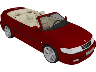 SAAB 9-3 Convertible 3D Model preview