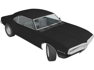 Pontiac Firebird (1968) 3D Model preview