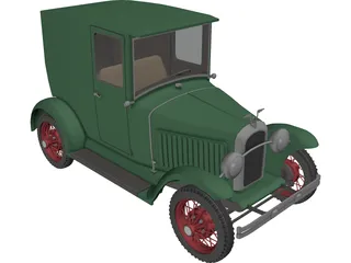 Packard Panel (1922) 3D Model preview
