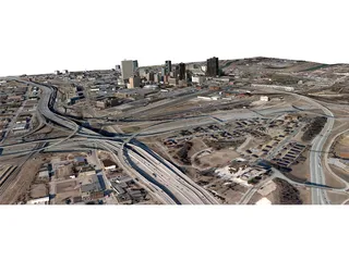 Fort Worth City 3D Model preview