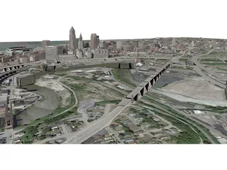 Cleveland City 3D Model preview
