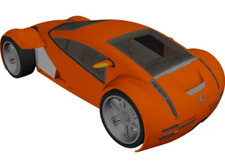 Lexus CS 2054 3D Model preview