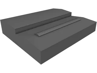 Warehouse Industrial 3D Model preview