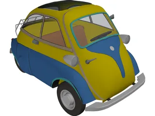 BMW Isetta 250 (1956-1962) [+Interior] 3D Model preview