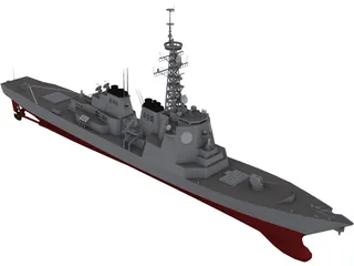 Kongo Destroyer 3D Model preview
