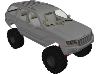 Jeep Grand Cherokee [Lifted] 3D Model preview