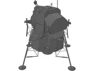 Apollo 11 Lunar Module 3D Model preview