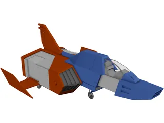 Core Fighter 3D Model preview