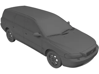 Volvo C70 Wagon (2004) 3D Model preview