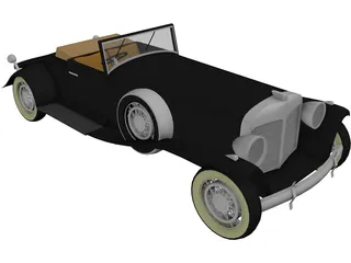 Roadster 3D Model preview