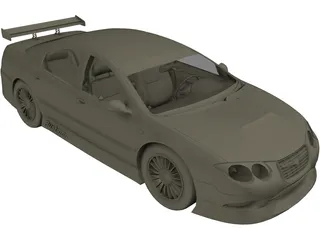 Chrysler 300M Tuning 3D Model preview