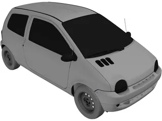Renault Twingo (1993) 3D Model preview