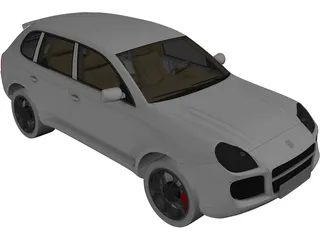 Porsche Cayenne (2004) 3D Model preview