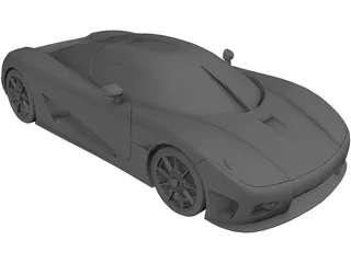 Koenigsegg CCXR 3D Model preview