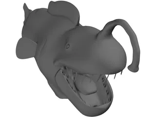 Angler Fish 3D Model preview