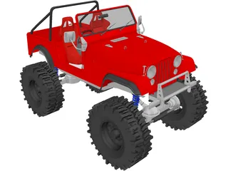 Jeep CJ-7 (1976) 3D Model preview